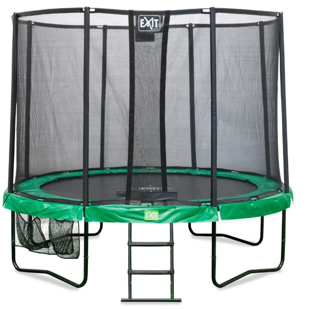 Exit Trampoline Jumpcontour AllIn 1 305 Groen/Grijs Belomax.be Belomax