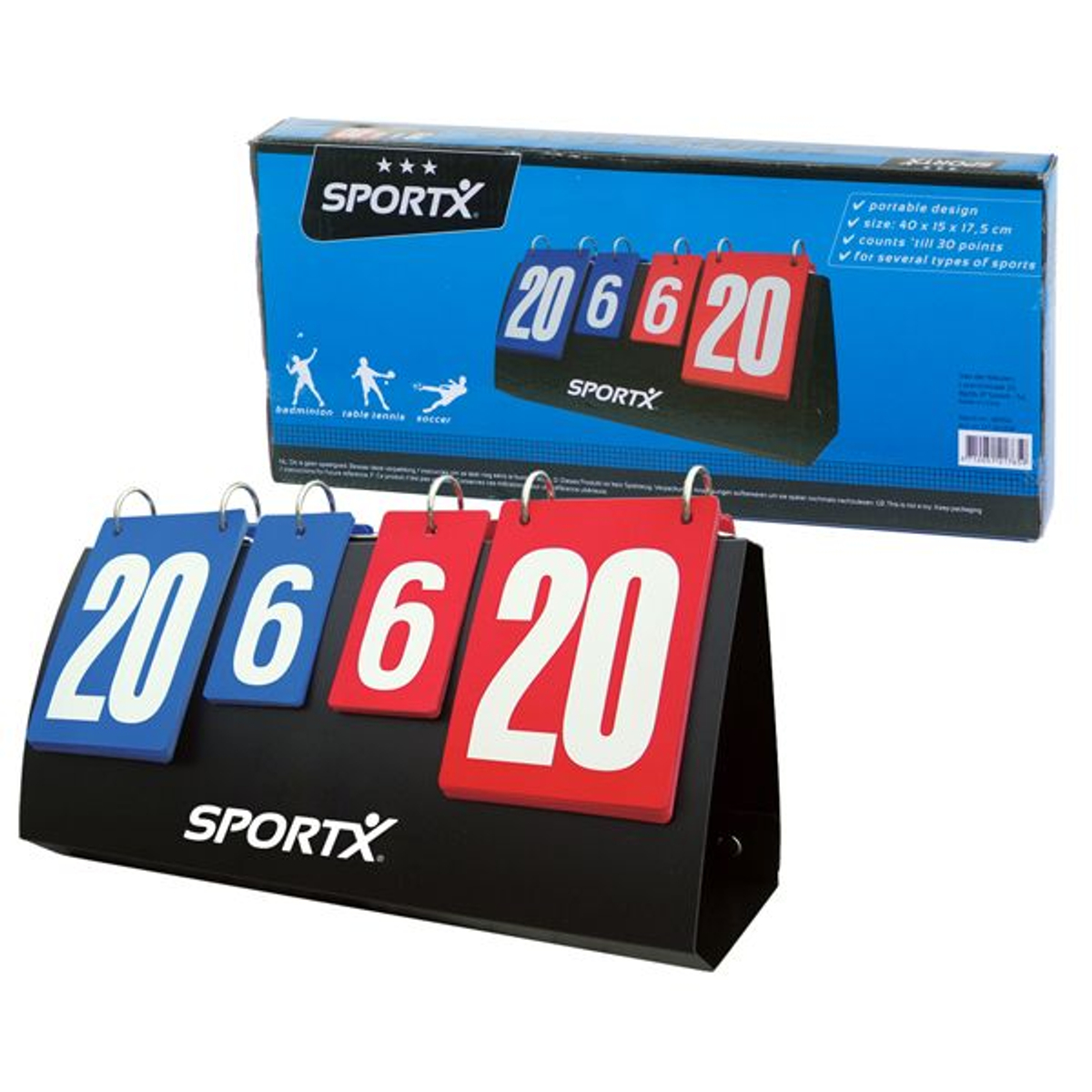 Scorebord Tafeltennis Sportx