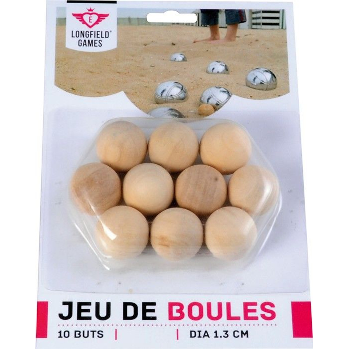 Jeu de Boules Buts Natural 10p 