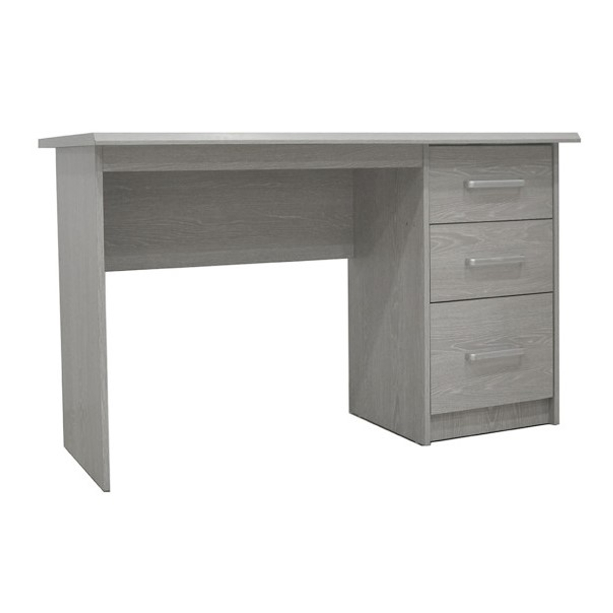 Interiax Bureau Jaxx - Grijze Eik, 3 Schuiven, MDF