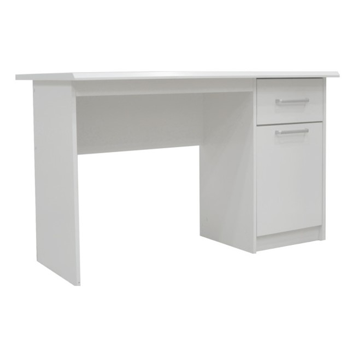 Interiax Bureau Jaxx - Wit, 1 Schuif 1 Deur, MDF