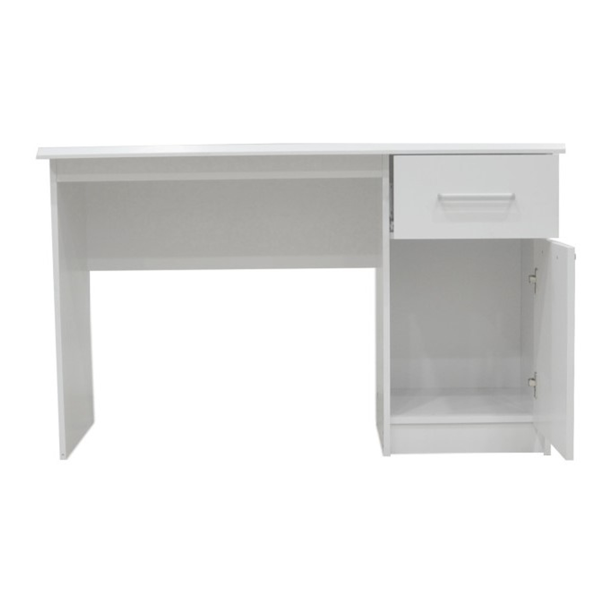 Interiax Bureau Jaxx - Wit, 1 Schuif 1 Deur, MDF