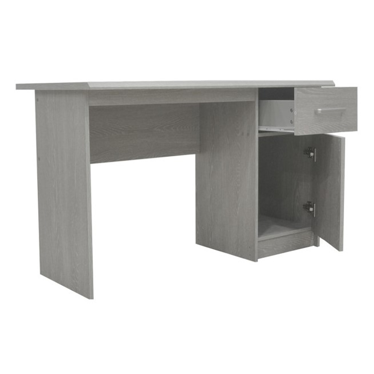 Interiax Bureau Jaxx - Grijze Eik, 1 Schuif 1 Deur, MDF