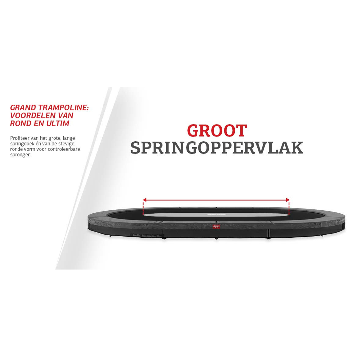 BERG Grand Favorit Regular 520 Grijs + Safety Net Comfort