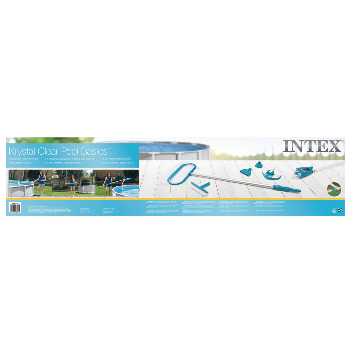 Intex 28003 Kit d'entretien de luxe pour piscine