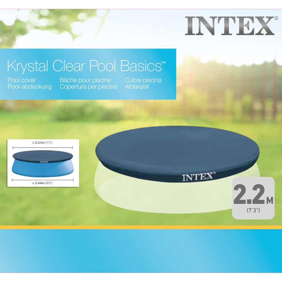 Intex Easy Set Pool Cover Ã˜244 cm (28020)