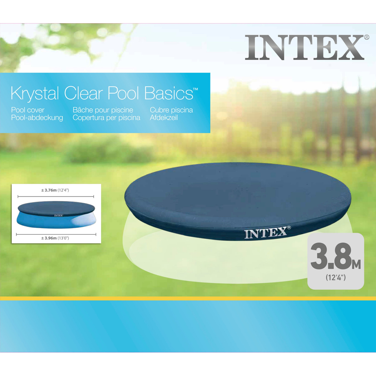Intex Easy Set Pool Cover Ø 396cm (28026)