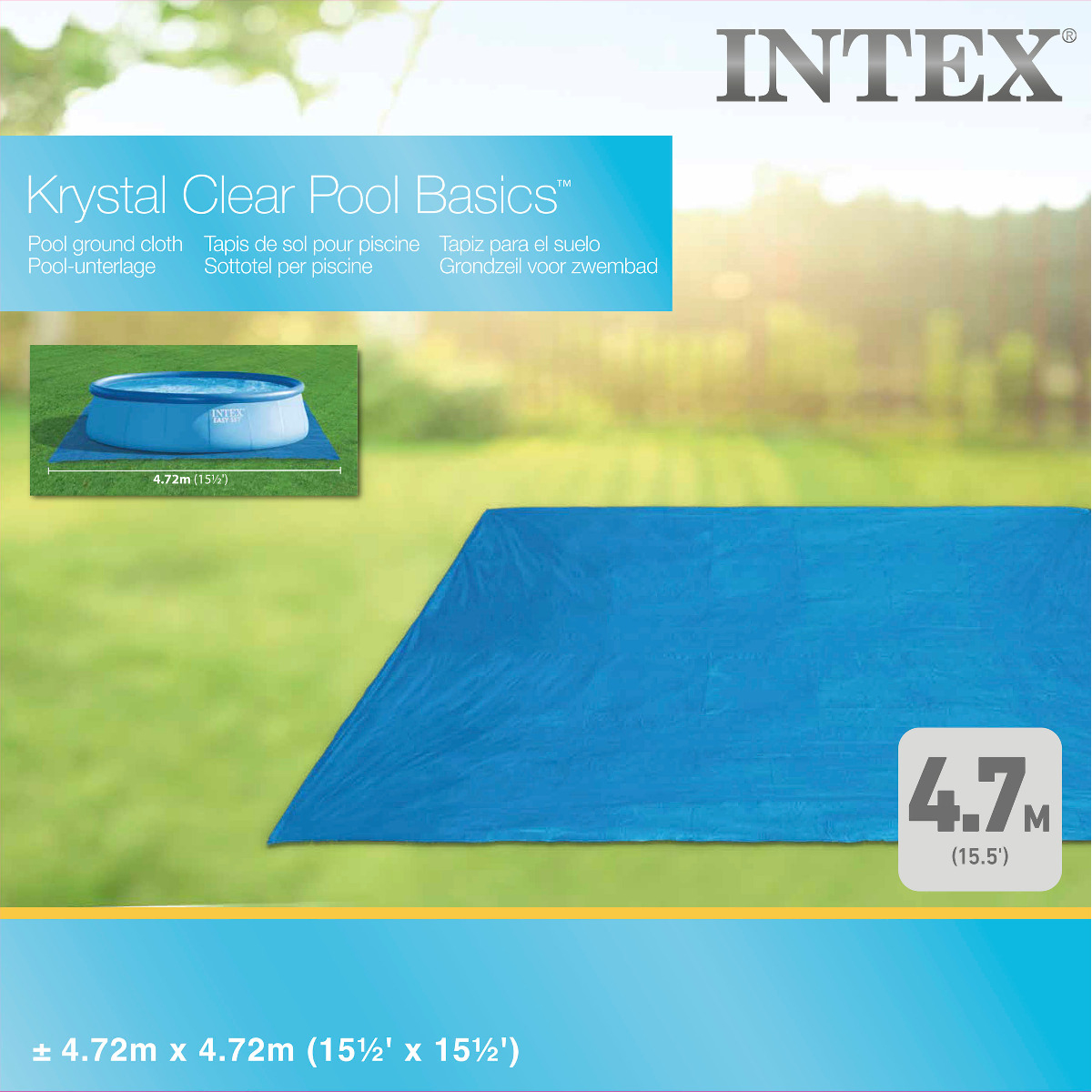 Intex Grondzeil (472x472cm)