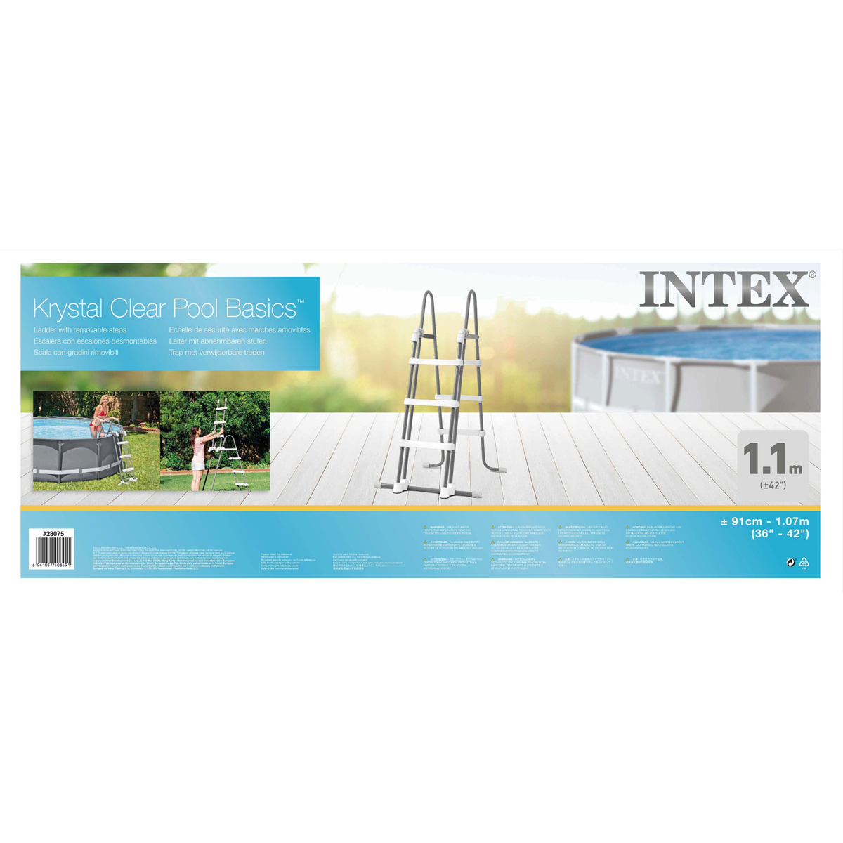 Intex Deluxe Veiligheidsladder 107cm (28075)