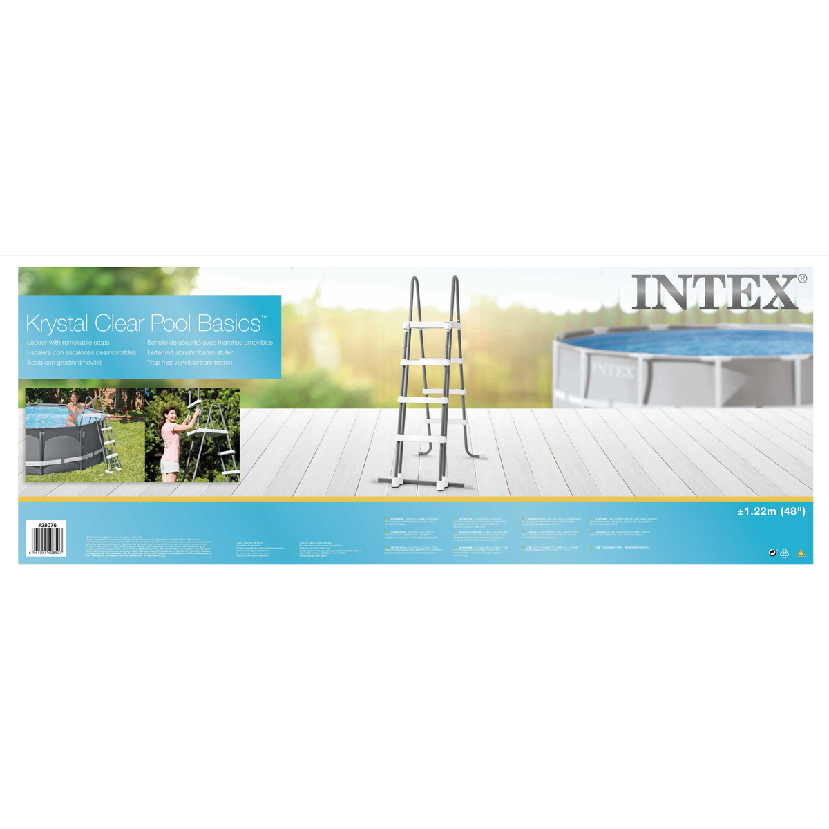 Intex Deluxe Veiligheidsladder 122cm (28076)