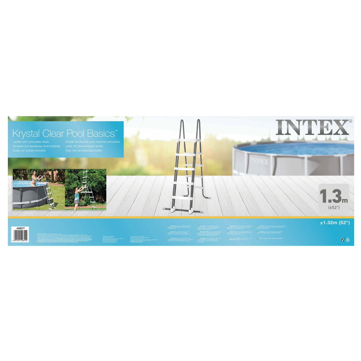 Intex Deluxe Veiligheidsladder 132 cm (28077)