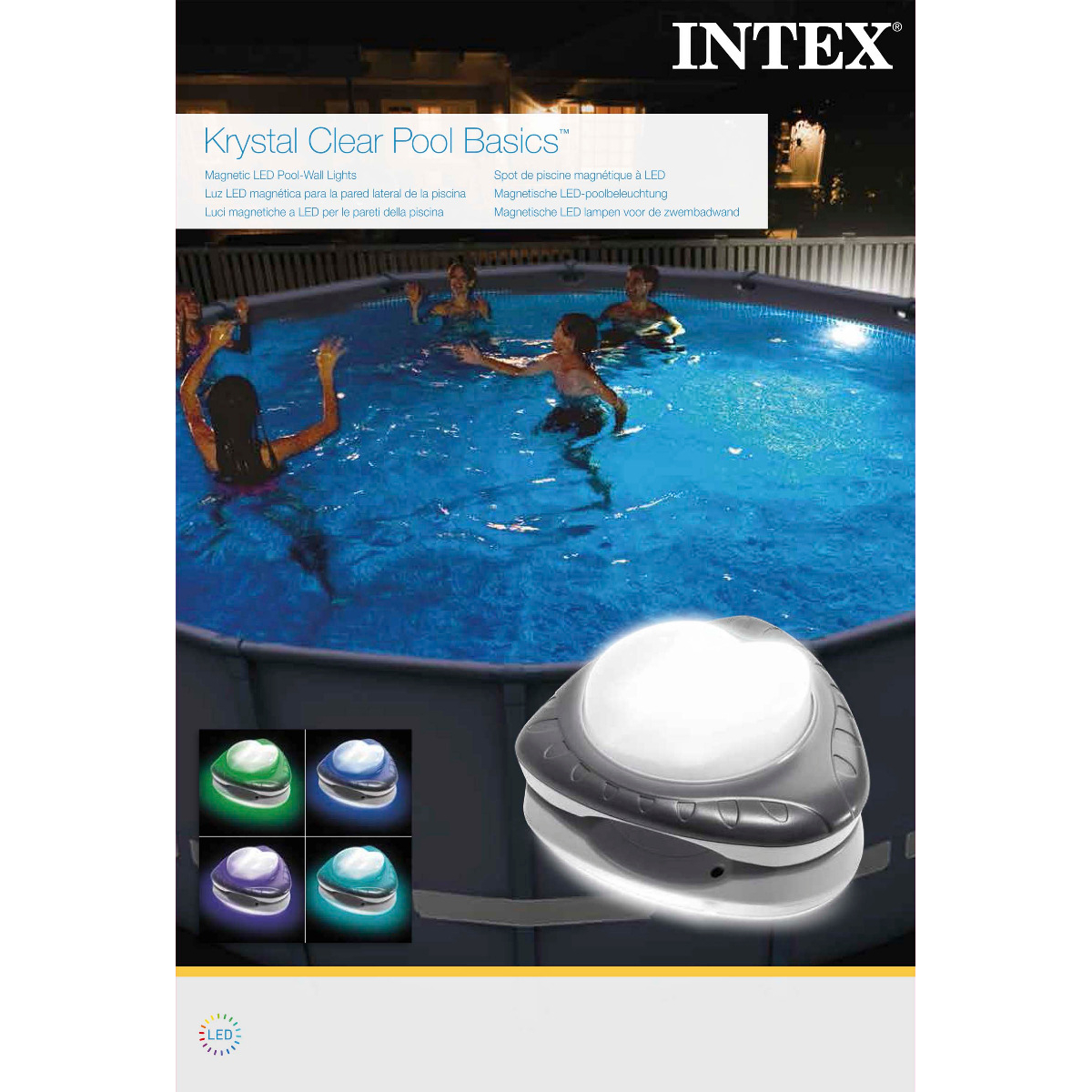 Intex Zwembadverlichting Led Wandlamp (28698)