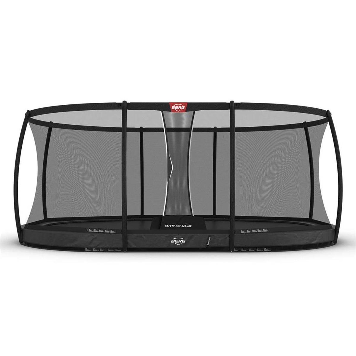 Berg Grand Champion Inground Trampoline 520 Grijs + Safety Net Deluxe