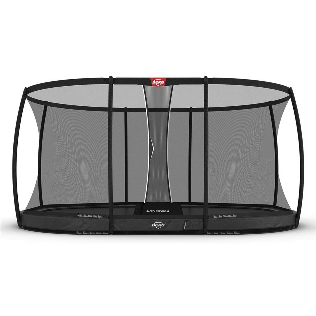 Berg Grand Champion Inground Trampoline 520 Grijs + Safety Net Deluxe XL