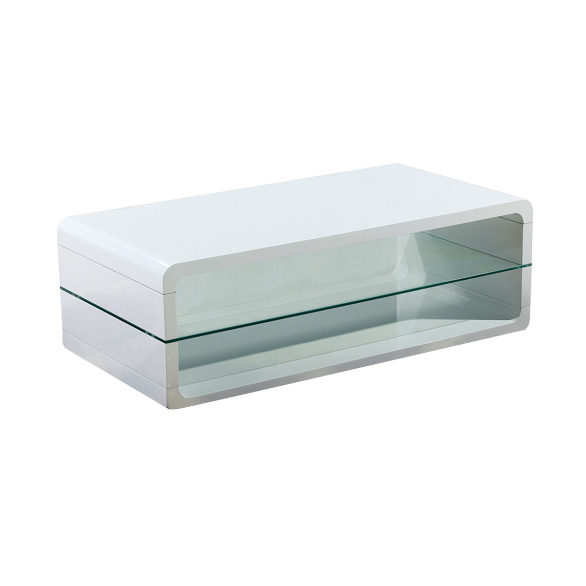 Interiax Salontafel 'Viktor' Hoogglans Wit