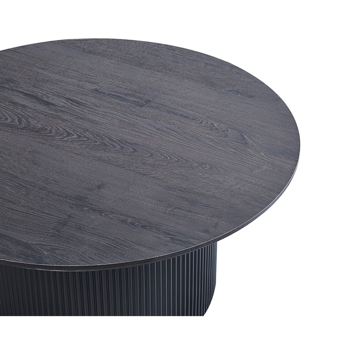 Interiax Salontafel 'Rayan' 80 cm Rond Decor Donkerbruin