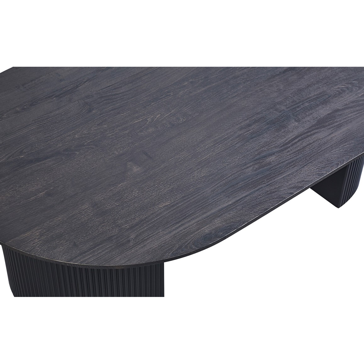 Interiax Salontafel 'Rayan' 120 cm Ovaal Decor Donkerbruin