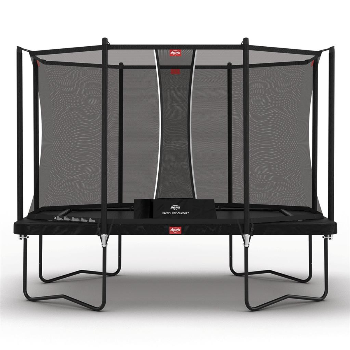 Berg Ultim Favorit Regular Trampoline 330 Zwart + Safety Net Comfort