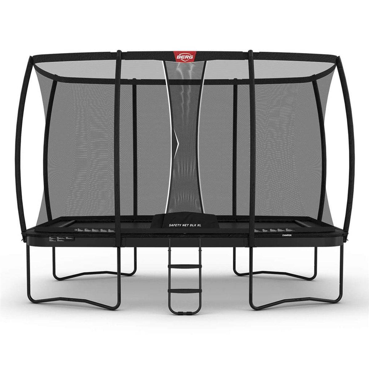 Ultim Champion Regular Trampoline 410 Black + Safety Net Deluxe XL