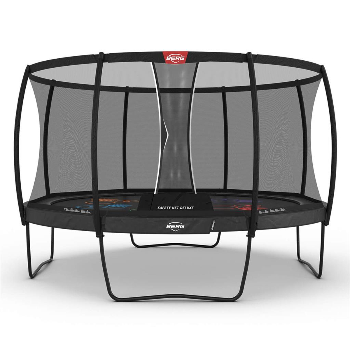 Berg Champion Regular Trampoline 430 Grey Levels + Safety Net Deluxe