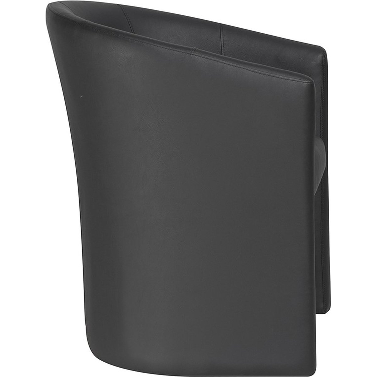 Interiax Kuipzetel Fauteuil Sophia Zwart PU