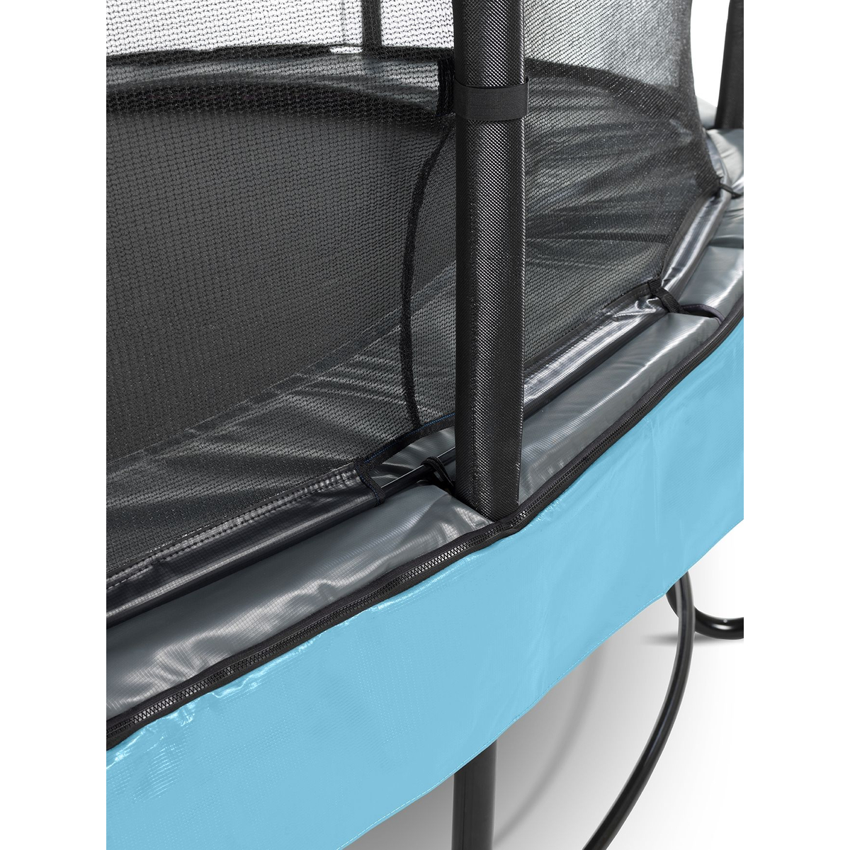 Exit Elegant Premium Trampoline 366 + Safetynet Deluxe Blauw