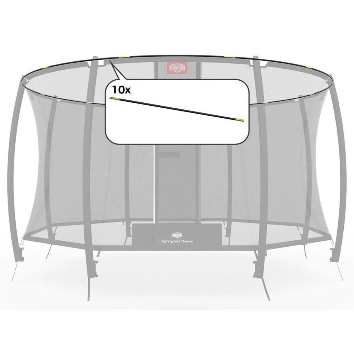 Berg Safety Net Deluxe - Hoepelset 330