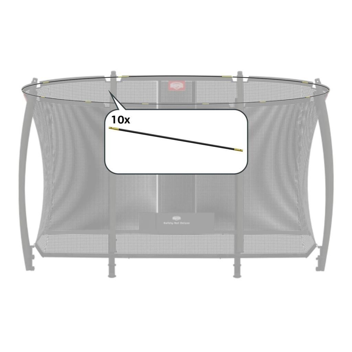 Berg Ultim Safety Net Deluxe - Hoepelset 330