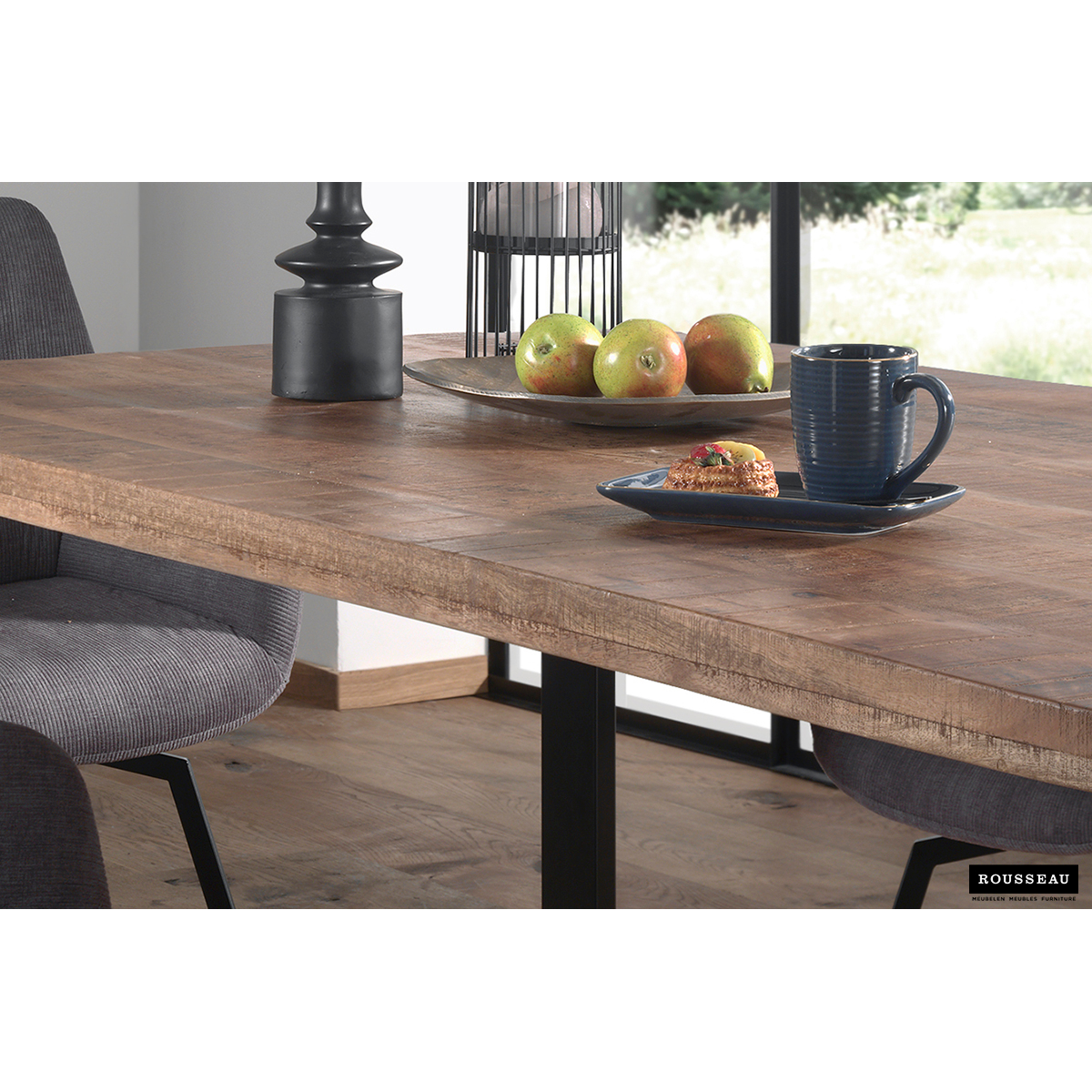 Tafel 'Nicola' 200x100 cm Mangolia Natuur