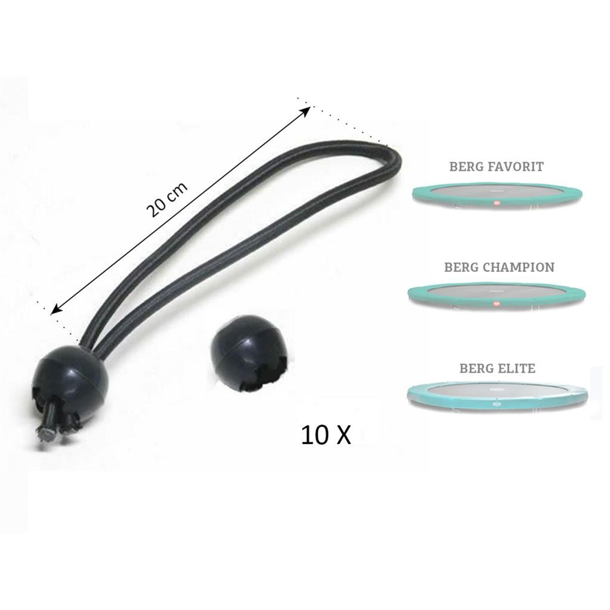 Berg elastieken beschermrand 10 stuks