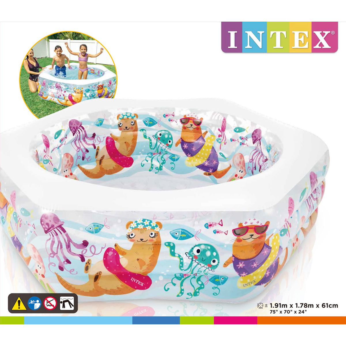 Intex Kinderzwembad Ocean Reef (191X178cm)