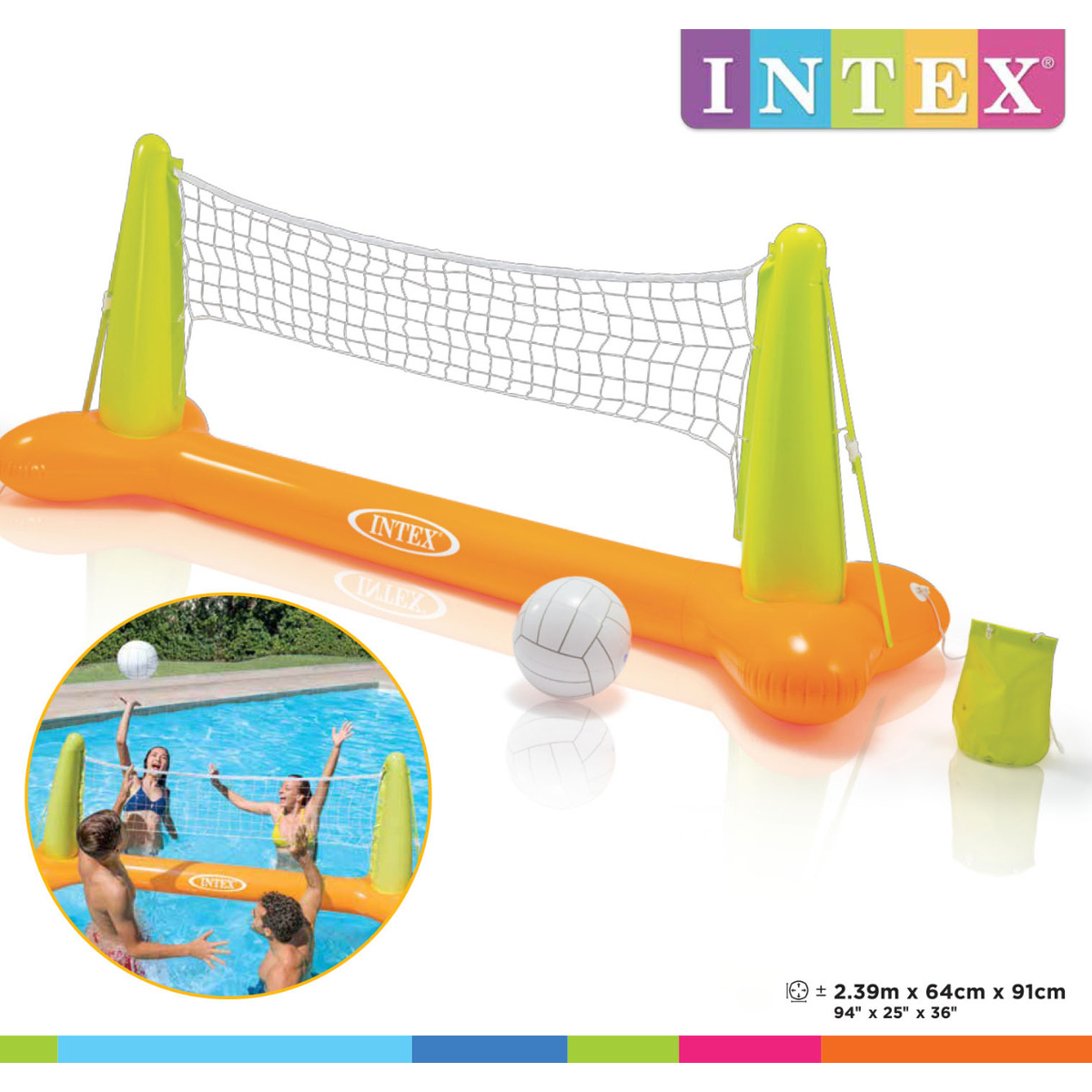 Intex Opblaasbare Volleybal Set
