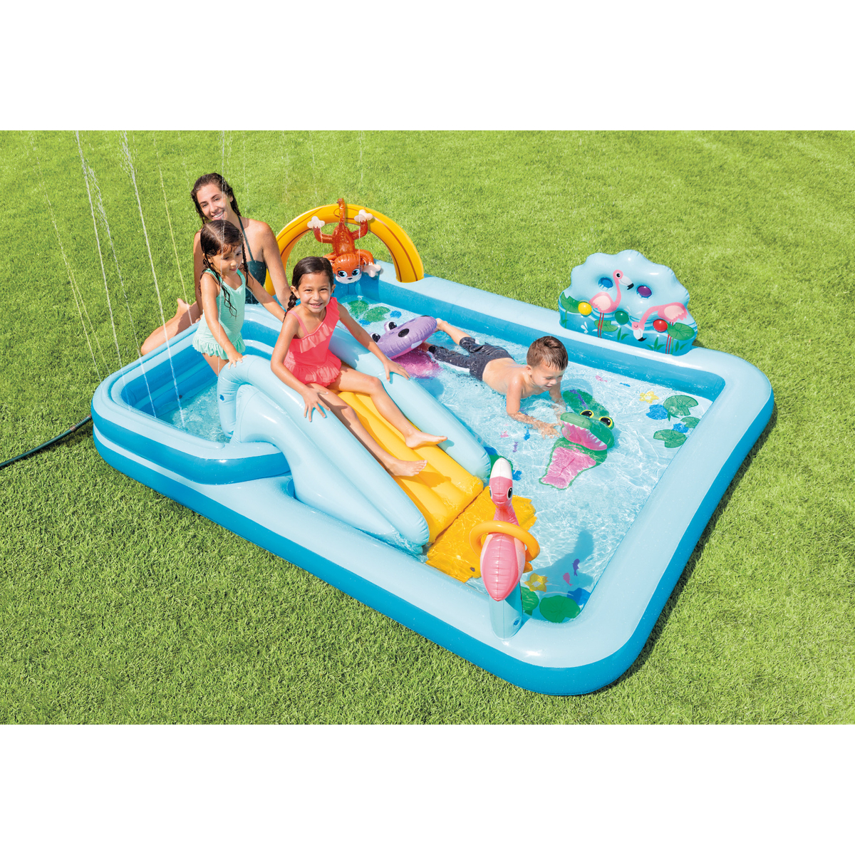 Intex Kinderzwembad Jungle Adventure (257X216X84cm)