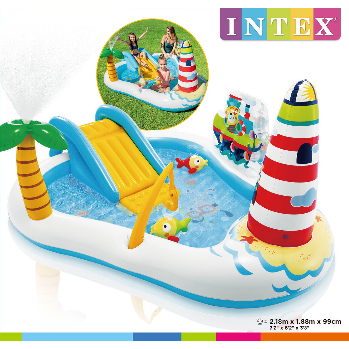Intex Kinderzwembad Fishing Fun Play Center (218X188X99cm)