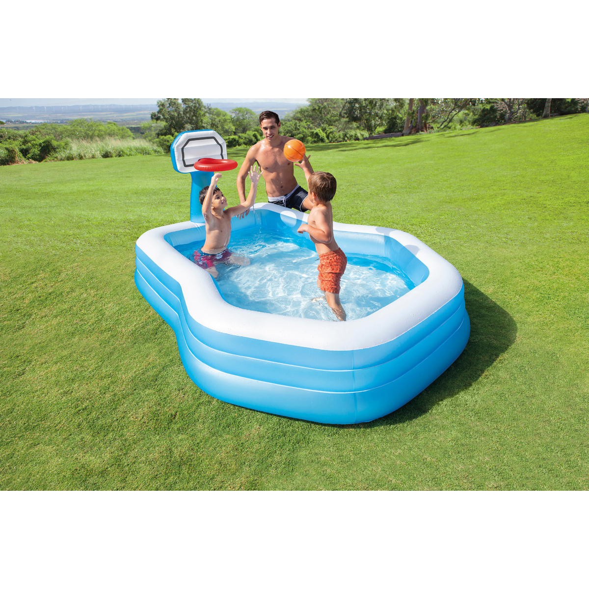 Intex Kinderzwembad Basket Swim Center (257X188X130cm)