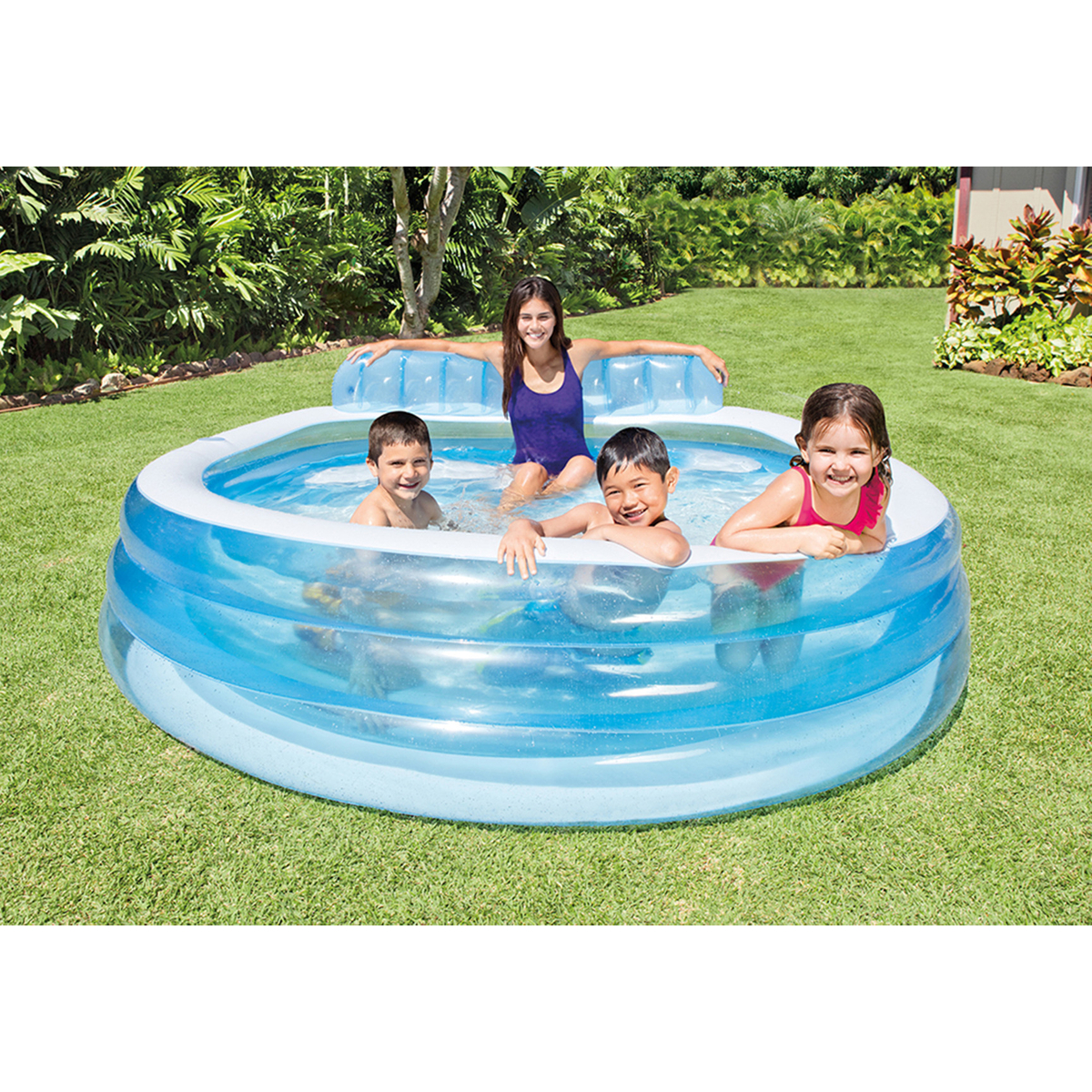 Intex Kinderzwembad Family Lounge (224X216X76cm)