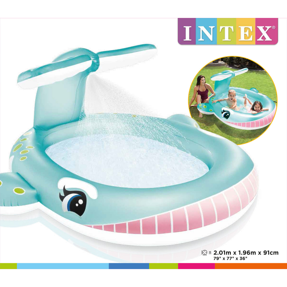 Intex Opblaasbaar Kinderzwembad Walvis (57440)