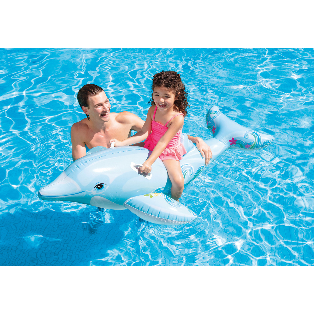 Intex Opblaasbare Ride On Dolfijn (175x66cm)