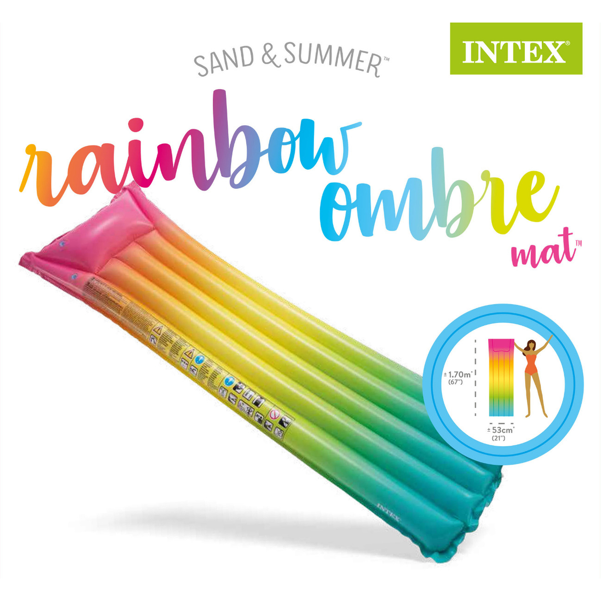 Intex Rainbow Ombre Luchtmatras