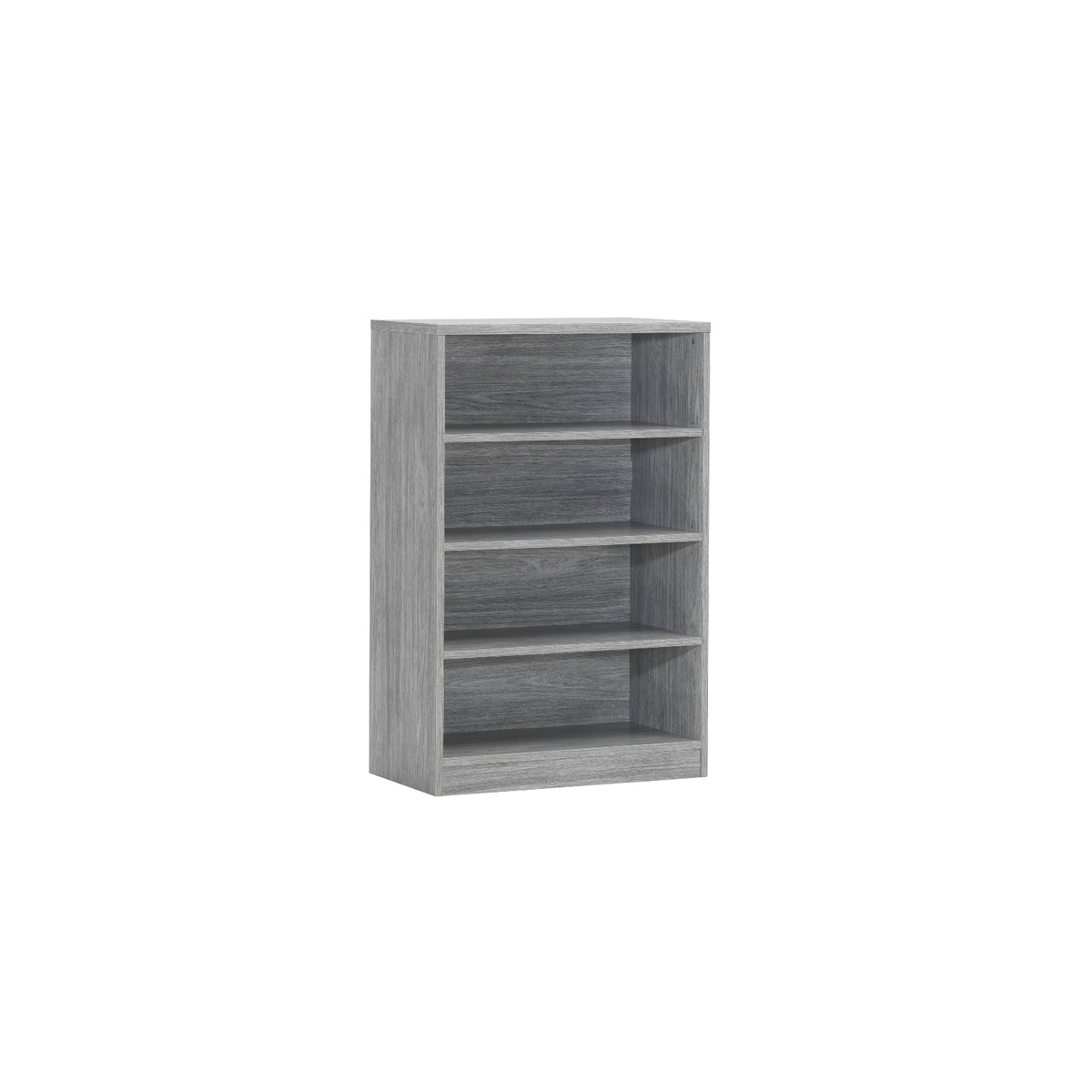 Boekenkast 'Spacio' 3 Legplanken Grijze Eik (110x72x36cm)