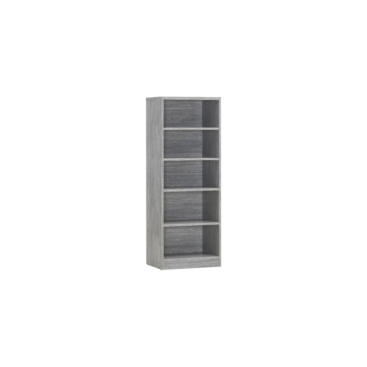 Boekenkast 'Spacio' 4 Legplanken Grijze Eik (148x55x36cm)