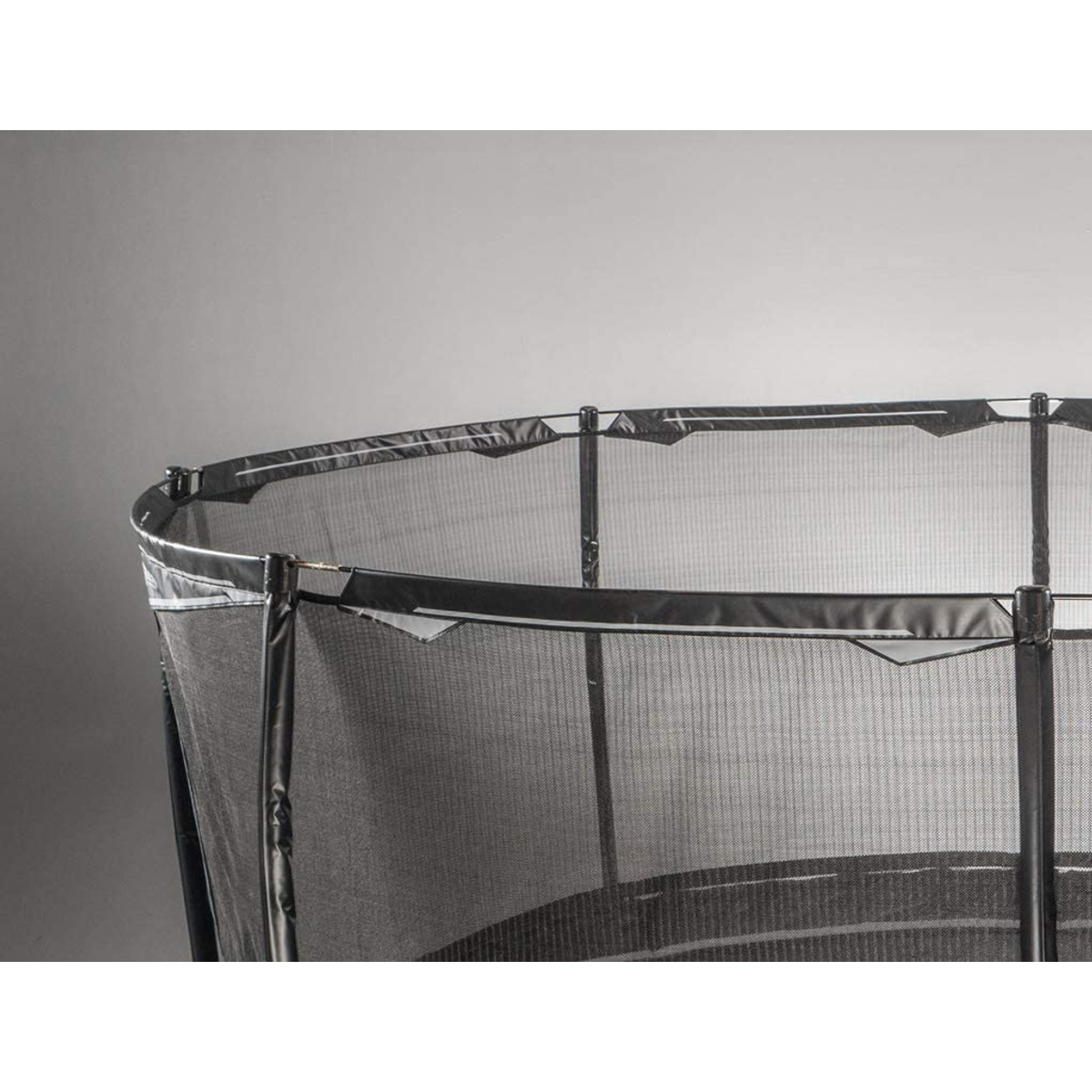 North Explorer Inground 350 Trampoline + Safety Net Black