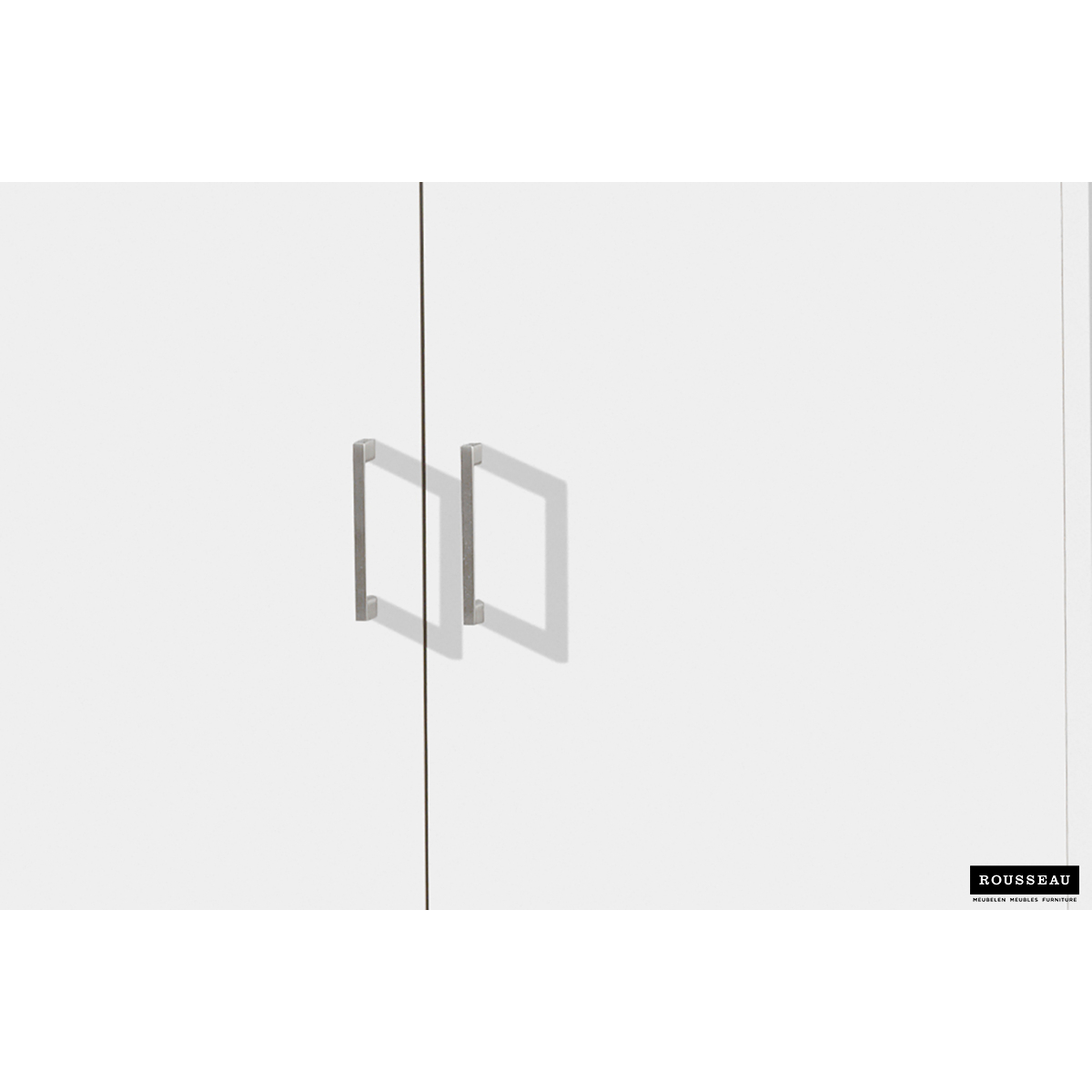 Kleerkast 'Ray' 2 Deuren Wit (180x80x54cm)