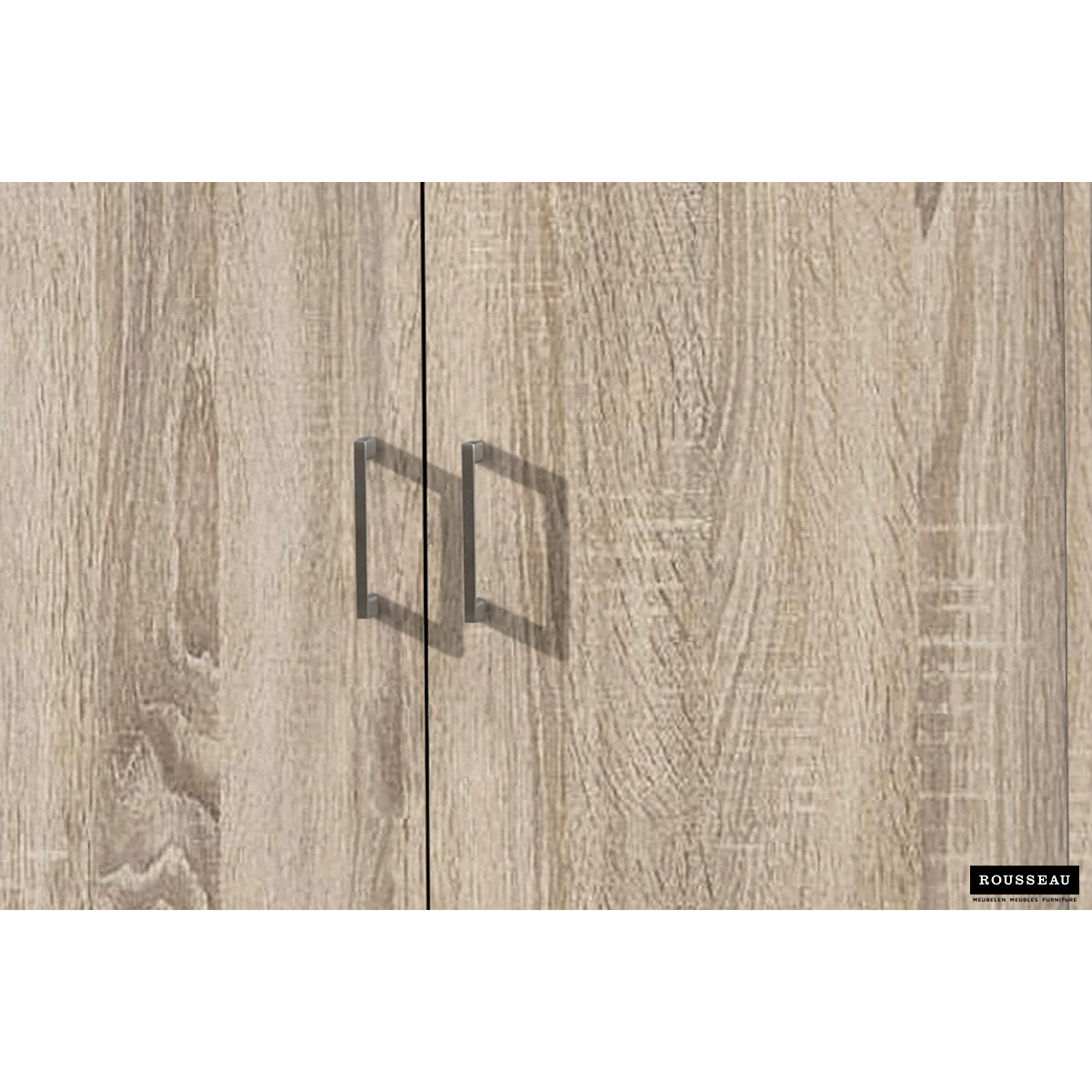 Kleerkast 'Ray' 2 Deuren Sonoma (180x80x54cm)