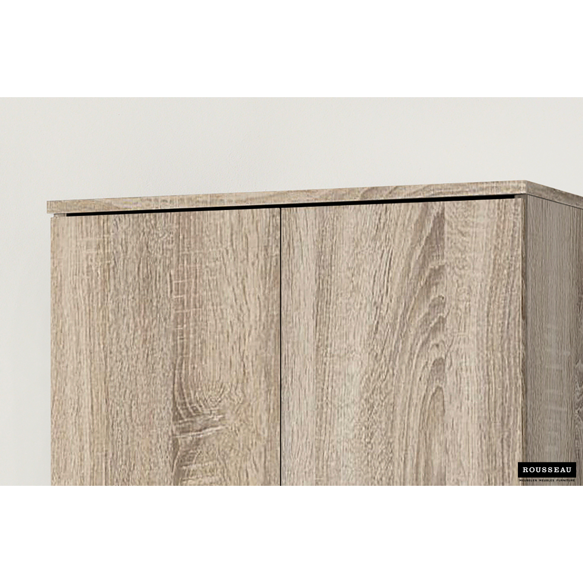 Rangeerkast 'Ray' 2 Deuren en 4 Legplanken Sonoma (180x60x40cm)