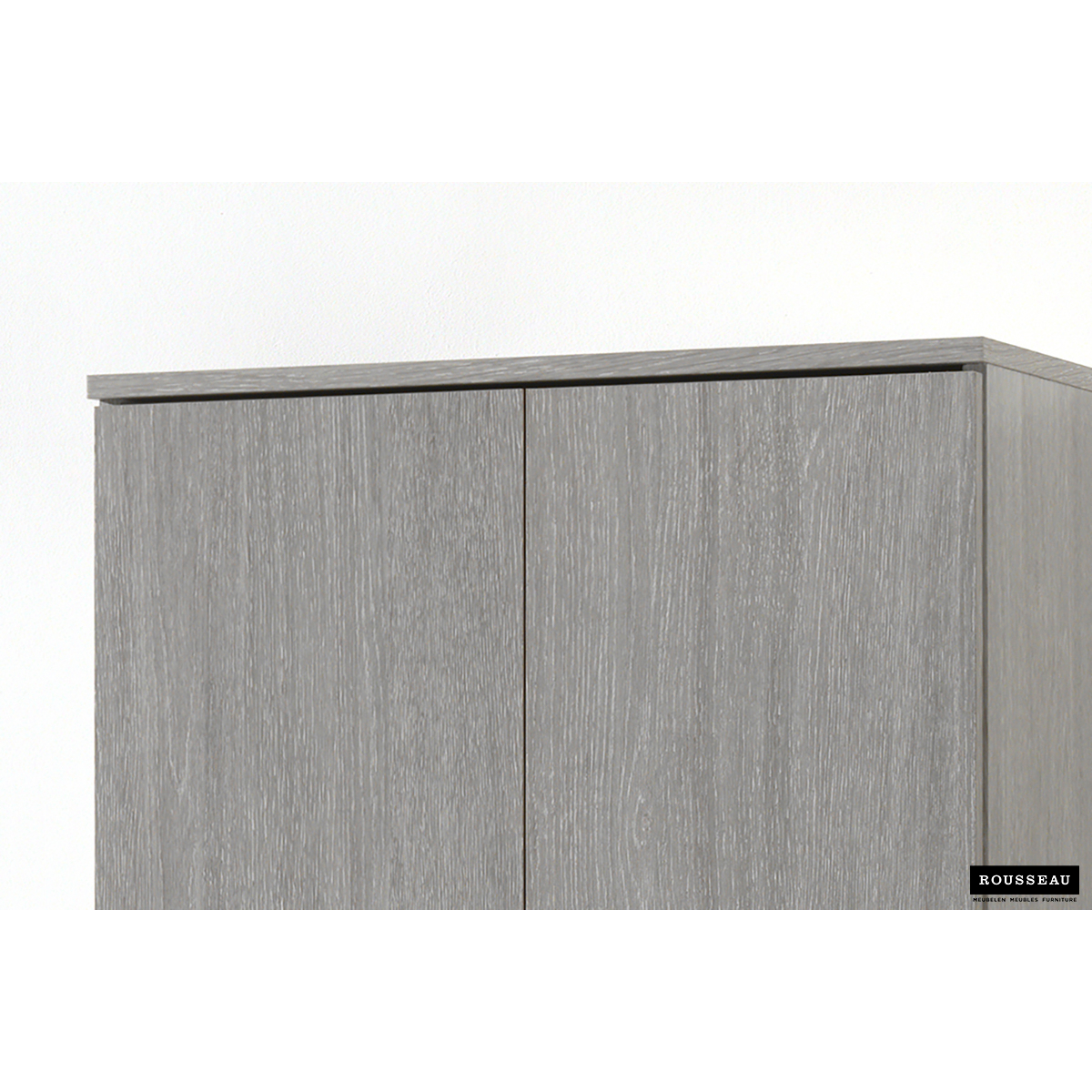 Rangeerkast 'Ray' 2 Deuren en 4 Legplanken Grijze Eik (180x60x40cm)