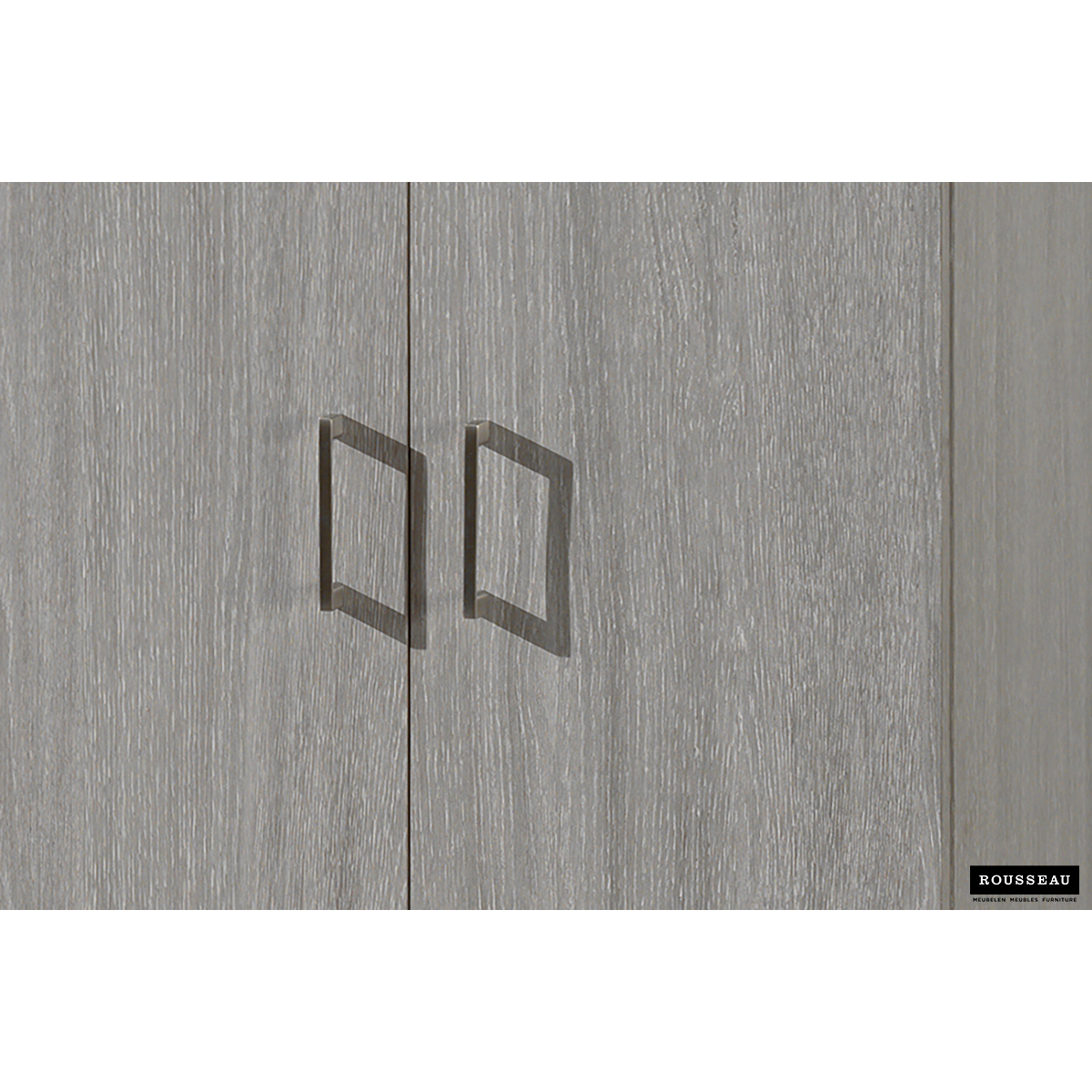 Rangeerkast 'Ray' 2 Deuren en 4 Legplanken Grijze Eik (180x60x40cm)