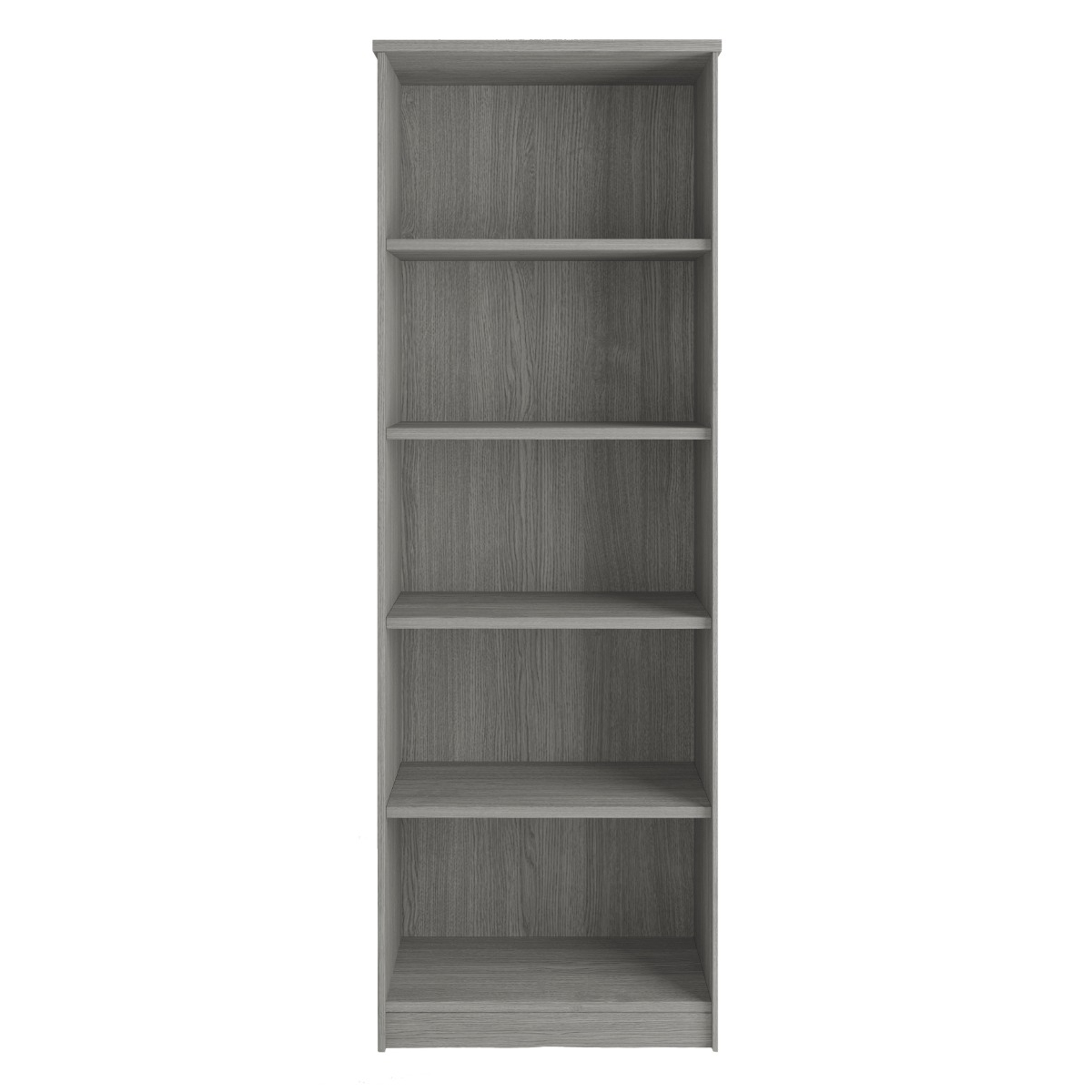 Interiax Armoire de rangement - Armoire 'Amelie' - 2 portes et 4 étagères | Chêne gris | 180x60x40 cm