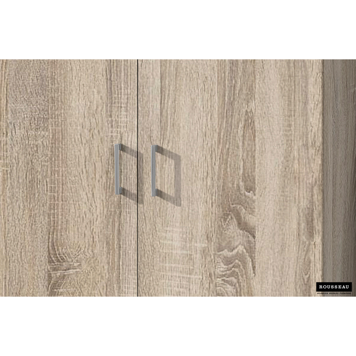 Rangeerkast 'Ray' 2 Deuren en 4 Legplanken Sonoma (180x80x40cm)