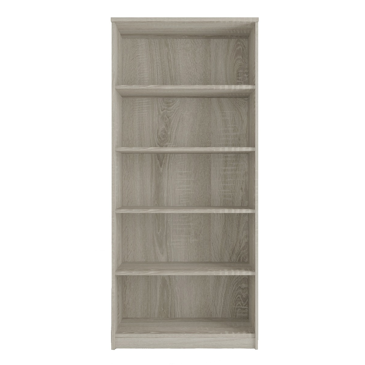 Interiax Opbergkast - Kledingkast 'Amelie' - 2 Deuren & 4 Legplanken | Sonoma Eik | 180x80x40 cm